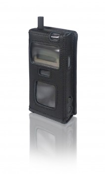 >>xepton<< Lederetui mit Trageclip CC-01