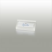 »signolux« Türklingeltaster horizontal weiss