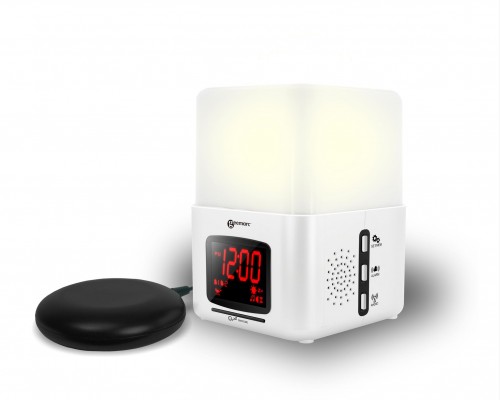 Geemarc Wake 'n' Shake Light, Radio-, Licht- und Vibrationswecker